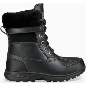 UGG Butte II CWR Black Kids Size 5 Lace-Up Waterproof Snow Boots 1098890K